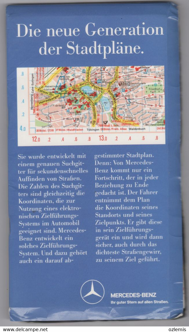 ADAC STADPLAN 1.20000, STUTTGART - Landkarten