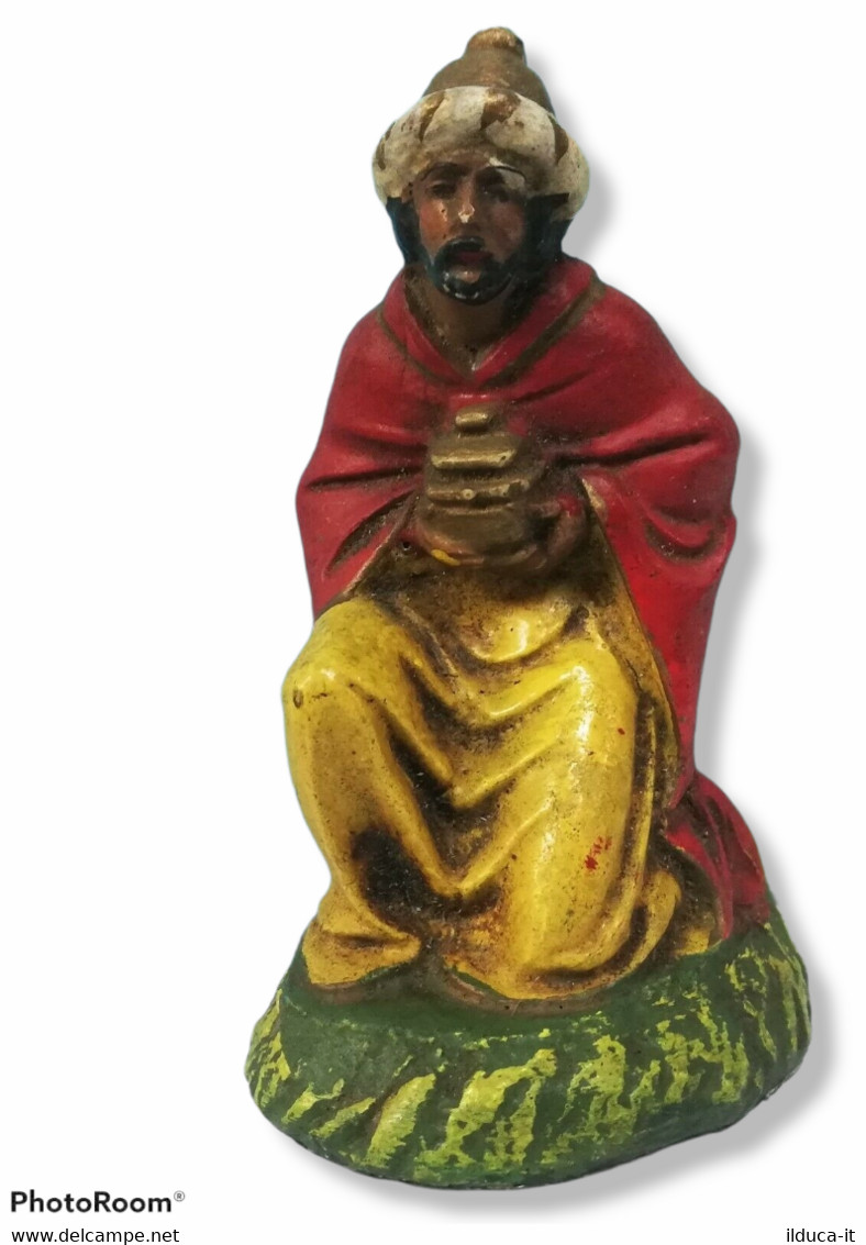 89123 Pastorello Presepe - Statuina In Pasta - Re Magio - Christmas Cribs