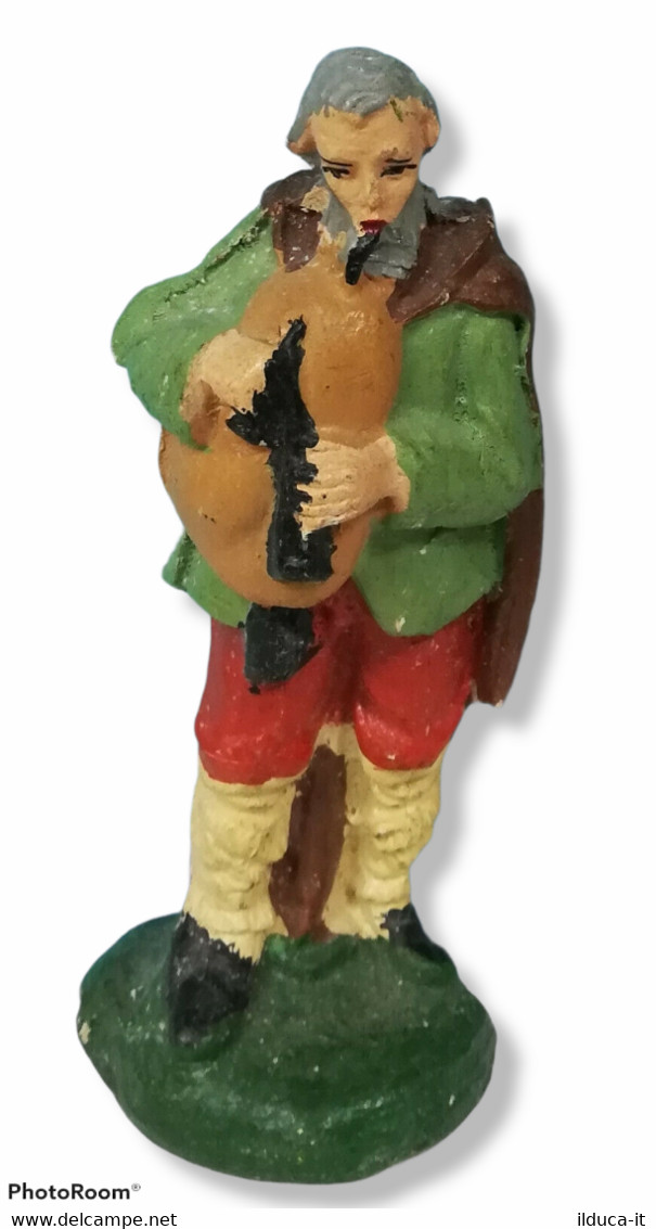 95227 Pastorello Presepe - Statuina In Pasta Confalonieri - Musicante - Weihnachtskrippen