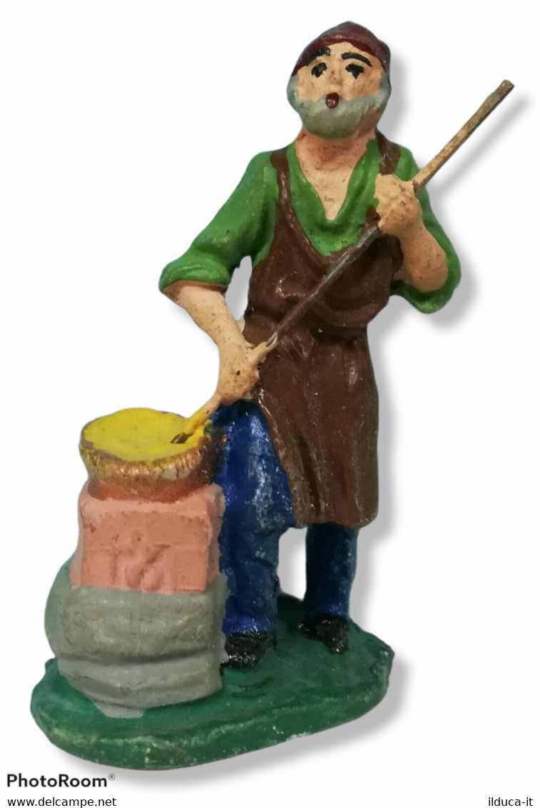 95236 Pastorello Presepe - Statuina In Pasta - Uomo Che Cucina - Nacimientos - Pesebres