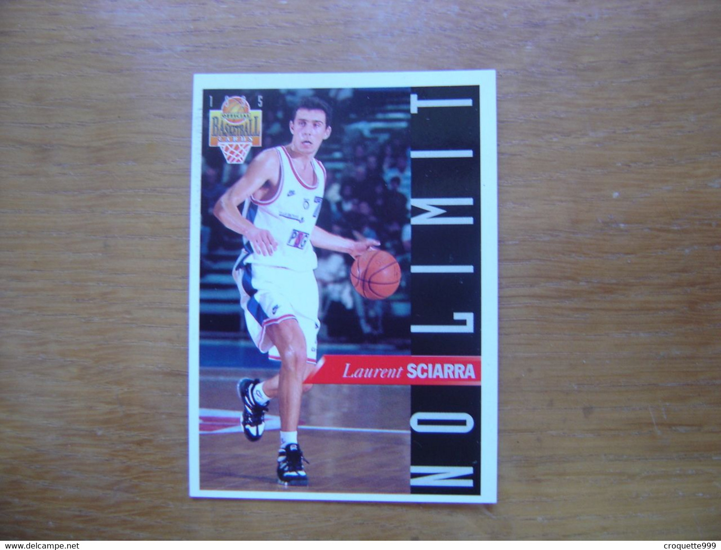 1995 Carte Basketball Panini LAURENT SCIARRA No Limit FFBB Basket - Sonstige & Ohne Zuordnung