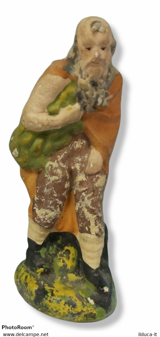 95566 Pastorello Presepe - Statuina In Pasta - Viandante - Christmas Cribs