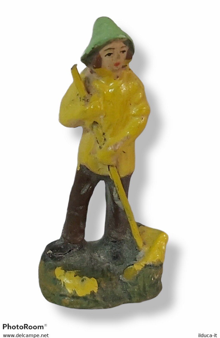 98294 Pastorello Presepe - Statuina In Pasta - Contadino - Weihnachtskrippen