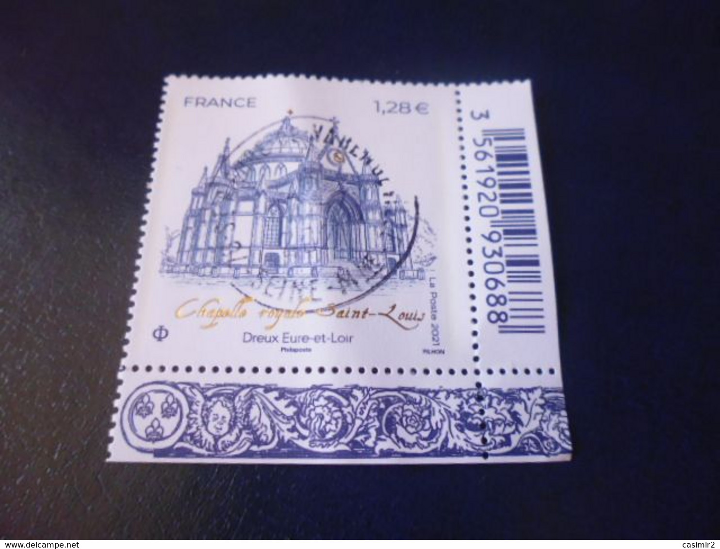 5507 OBLITERATION RONDE SUR TIMBRE NEUF CHAPELLE DREUX - Used Stamps