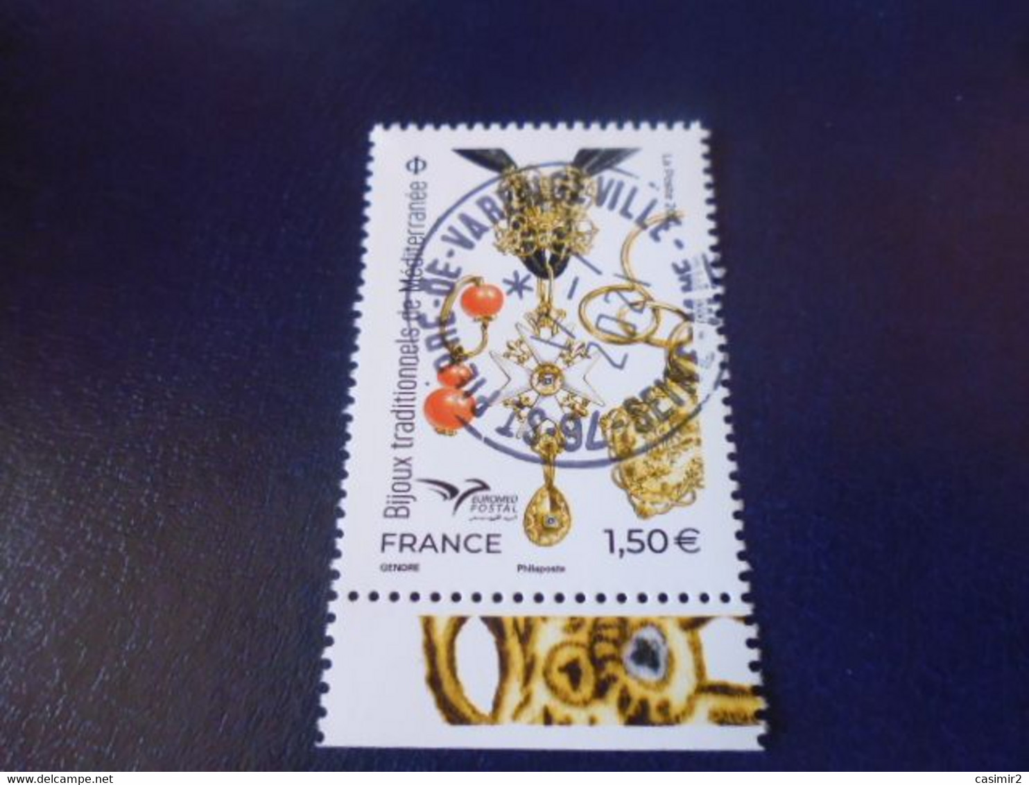 5511 OBLITERATION RONDE SUR TIMBRE NEUF BIJOUX DE MEDITERRANNEE - Used Stamps