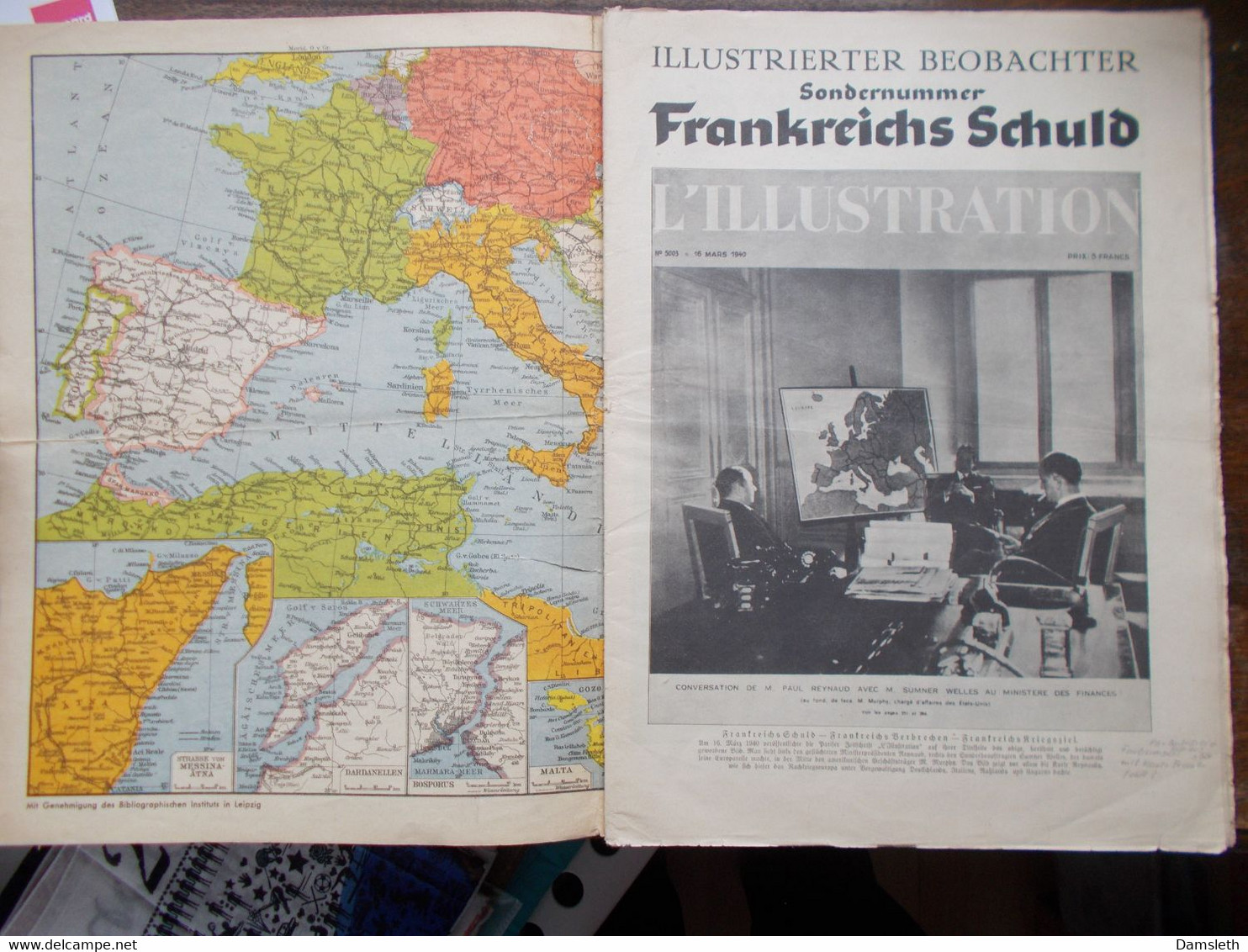 Germany 1933-45; "IB" Illustrierte Beobachter - Frankreichs Schuld - 1939-45