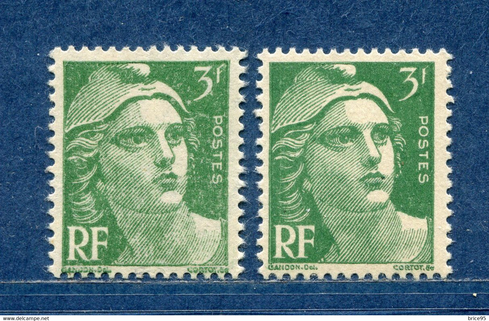 ⭐ France - Variété - YT N° 716 A - Couleurs - Pétouilles - Neuf Sans Charnière - 1945 ⭐ - Neufs