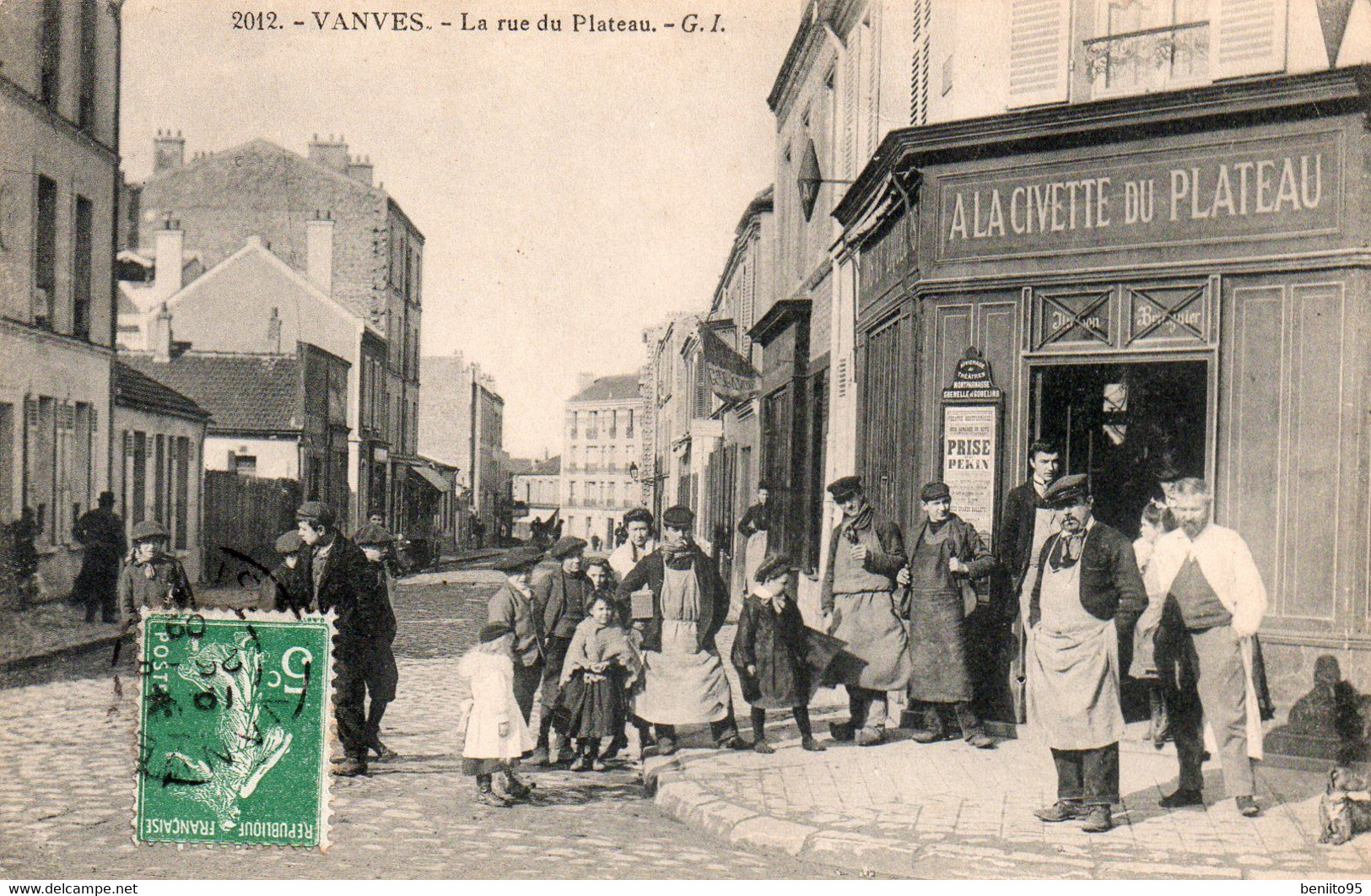 CPA De VANVES - La Rue Du Plateau. - Vanves