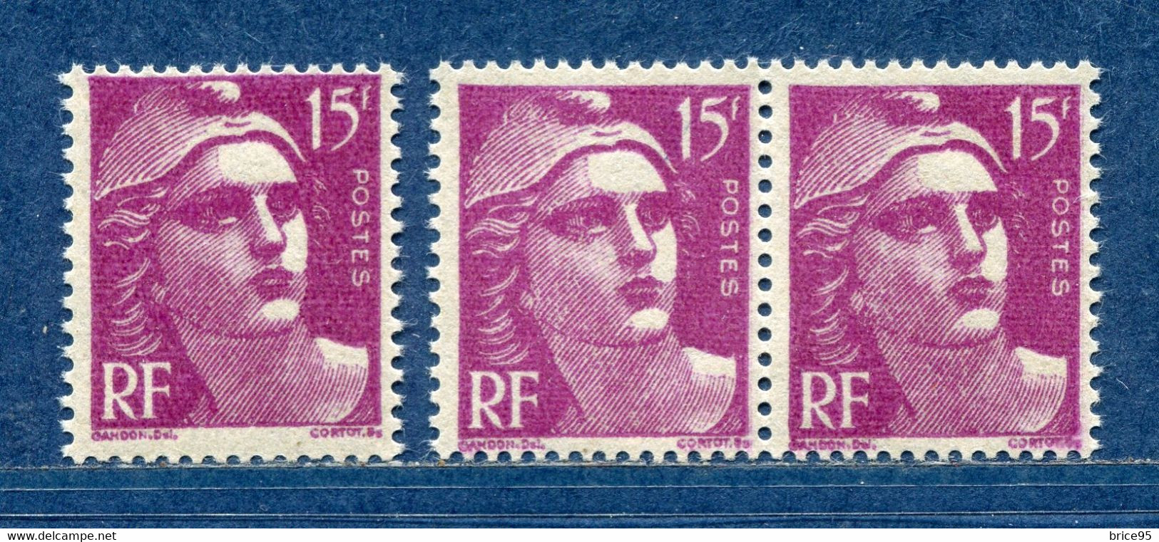 ⭐ France - Variété - YT N° 724 - Couleurs - Pétouilles - Neuf Sans Charnière - 1945 ⭐ - Neufs