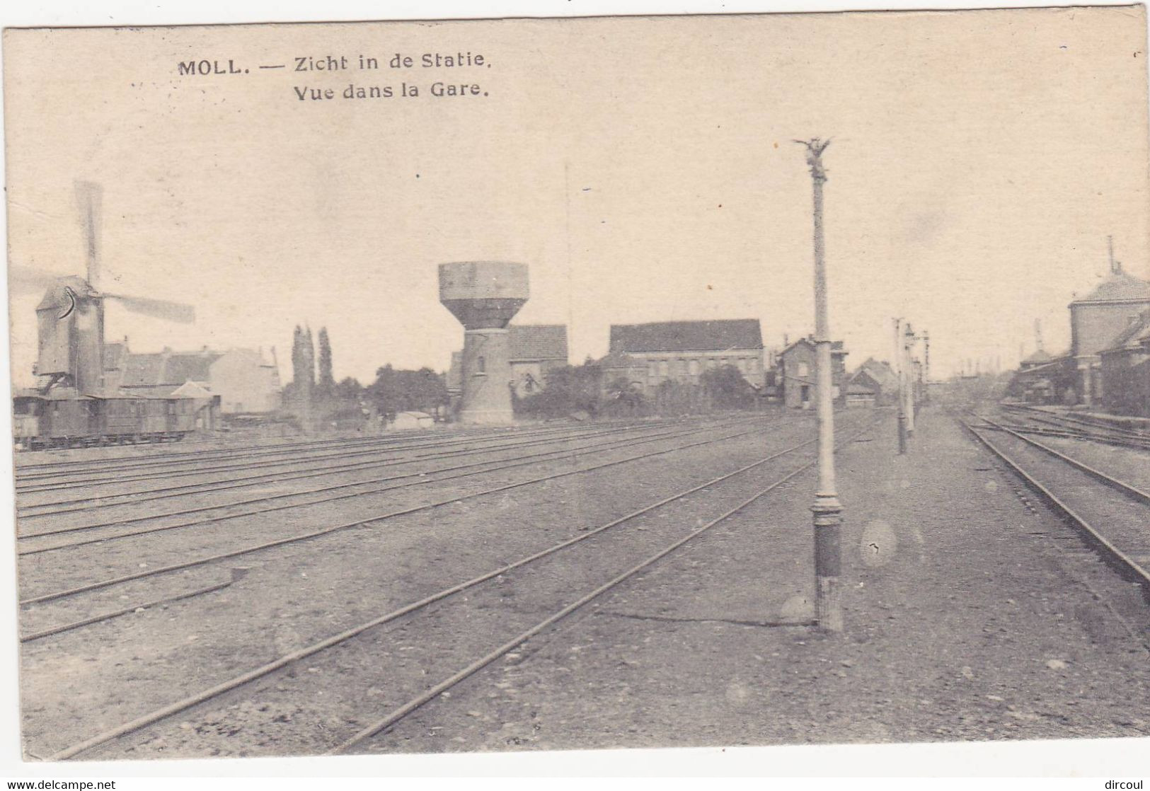 48809   Mol    Moll    Vue  Dans  La  Gare  =  Moulin - Mol