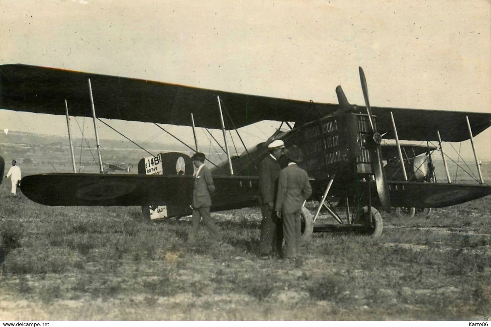 Marignane * Carte Photo Aviation * Meeting , Avion BREGUET DU COMMANDANT Fournier * Base Aérienne Aéroport - Marignane