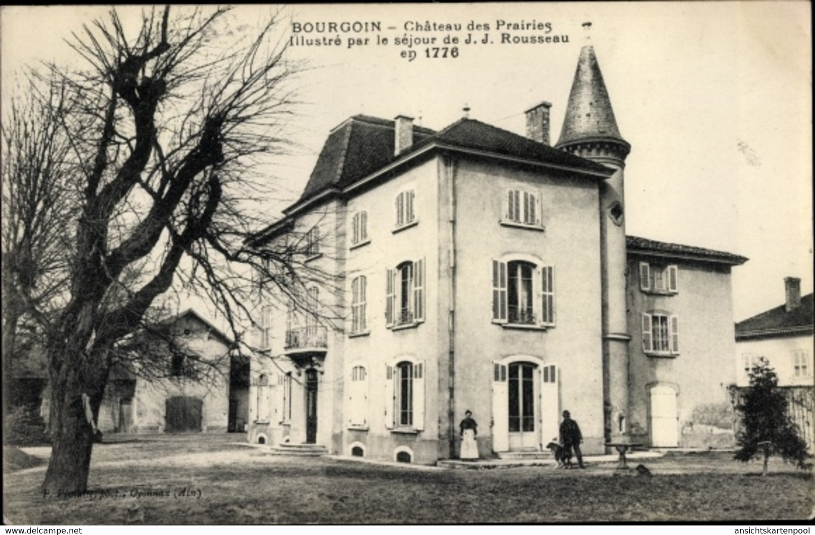 CPA Bourgoin Jallieu Isère, Château Des Prairies - Altri & Non Classificati