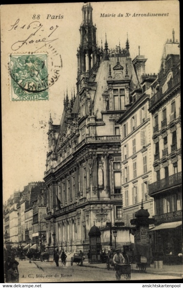 CPA Parix X., Mairie, Rathaus - Other & Unclassified