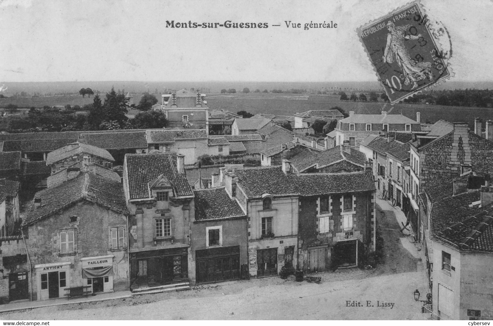 MONTS-sur-GOUESNES - Vue Générale - Antigny, Tailleur - Commerces - Monts Sur Guesnes