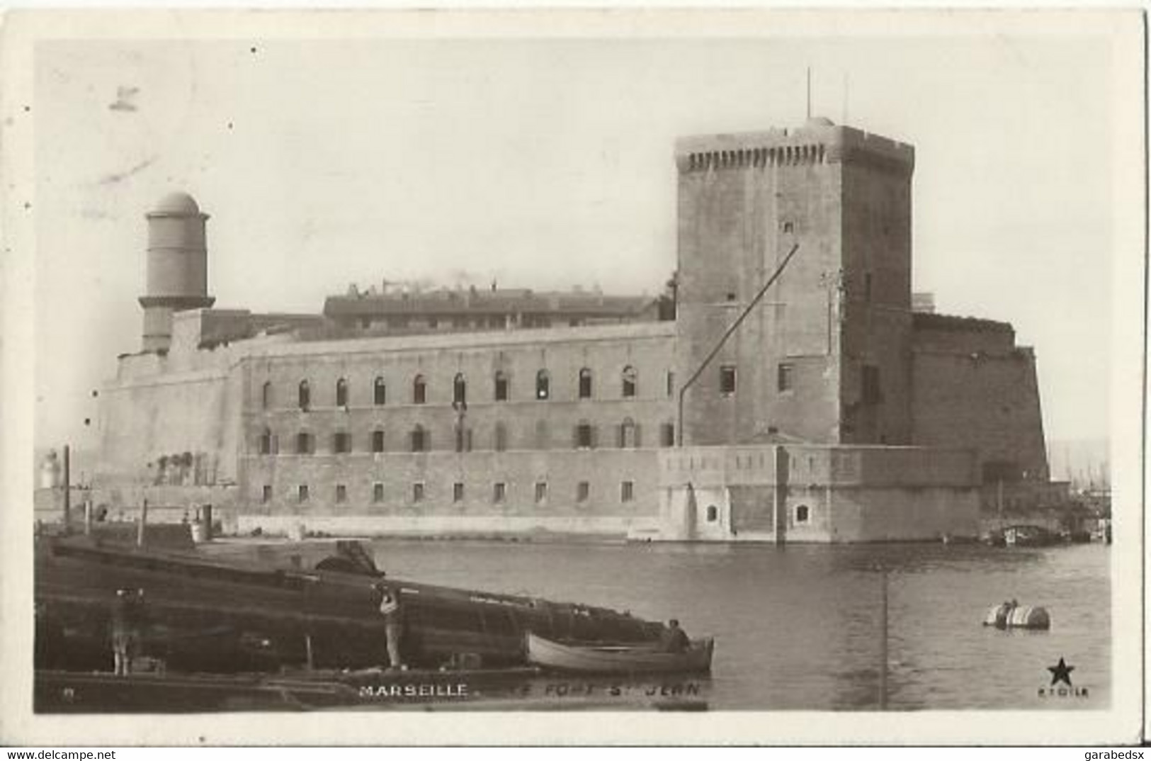 CPA De MARSEILLE - Le Fort St-Jean (marque Etoile). - Old Port, Saint Victor, Le Panier