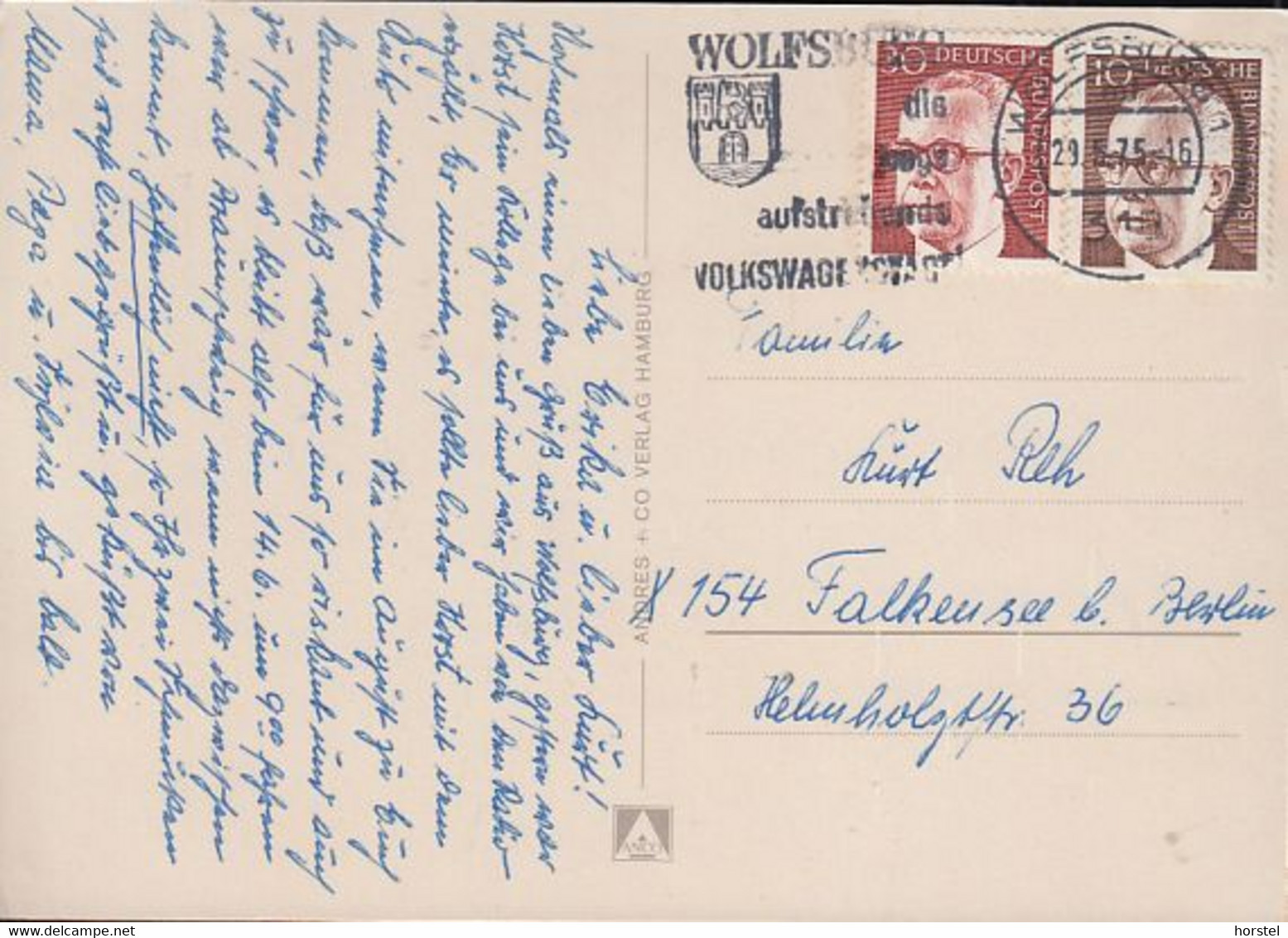 D-38440 Wolfsburg - VW Werk - Schloß - 2x Nice Stamps - Wolfsburg