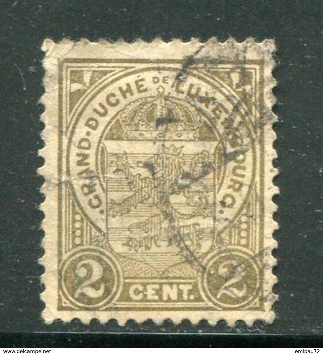 LUXEMBOURG- Y&T N°90- Oblitéré - 1907-24 Wapenschild