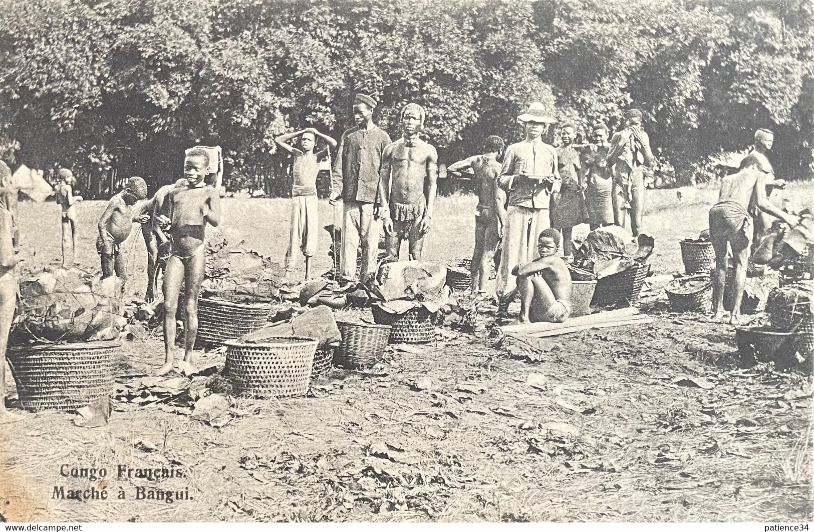 Congo Français - Marché à Bangui - Französisch-Kongo