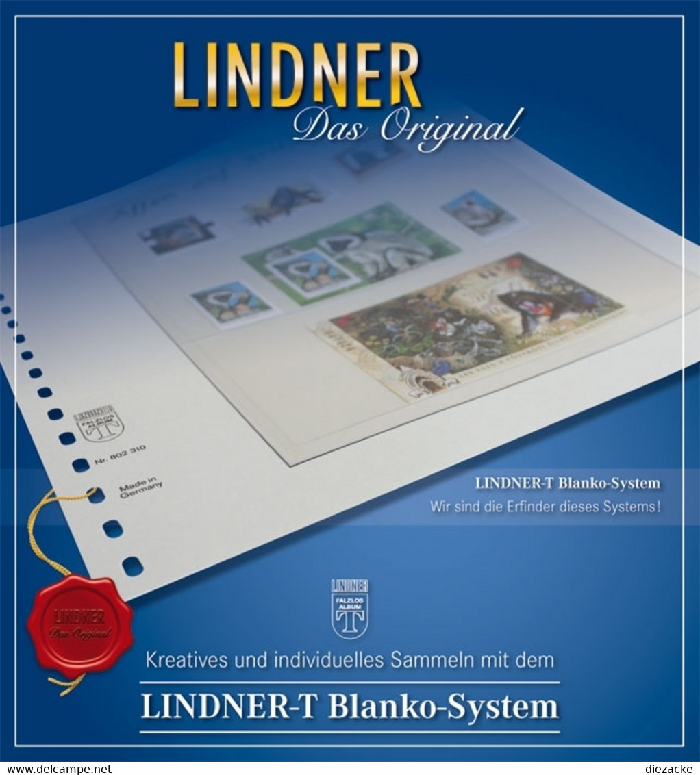 Lindner-T AM Post Spezial 1945-46 Vordrucke Neuwertig T118s (Li22 I - Pre-printed Pages