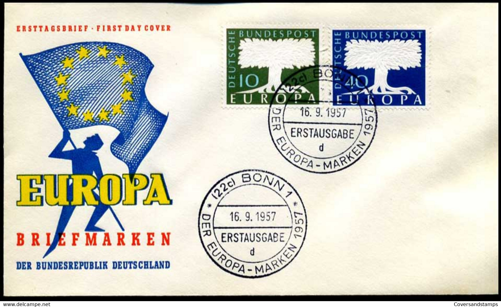 Bundesrepublik - FDC - Europa CEPT 1957 - 1957