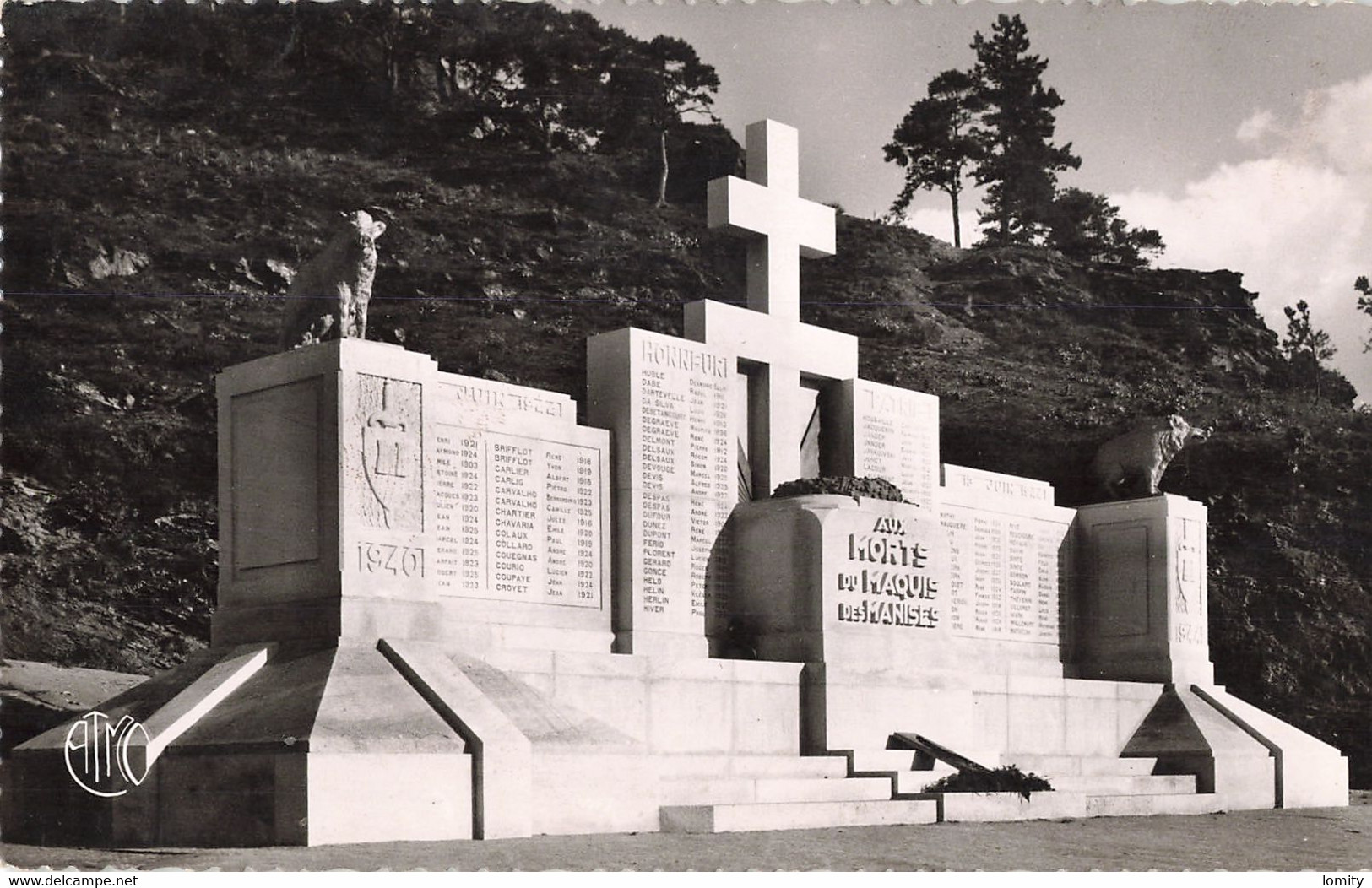 08 Revin Monument Aux Morts Du Maquis Des Manises CPSM PF - Revin