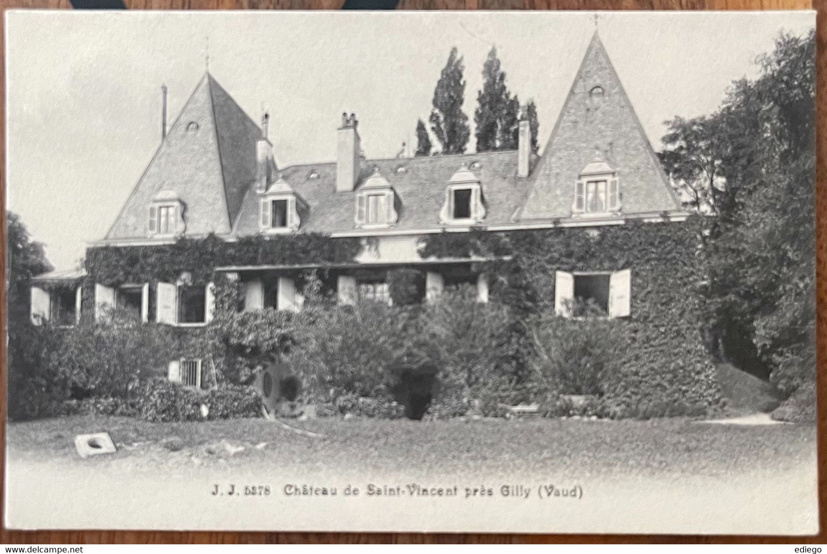 GILLY - CHÂTEAU DE ST-VINCENT... JOLIE CARTE ANCIENNE - Gilly