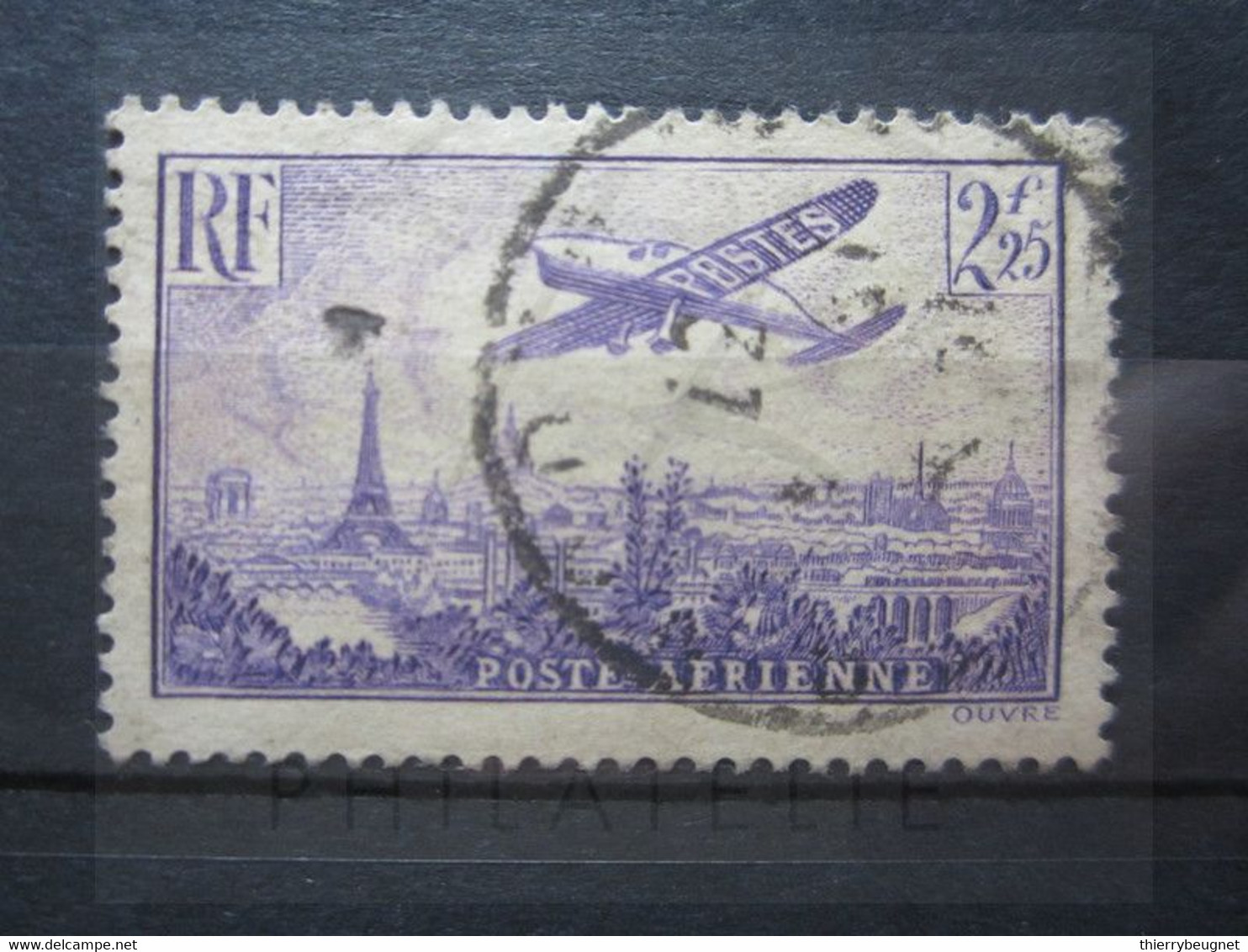 VEND BEAU TIMBRE DE POSTE AERIENNE DE FRANCE N° 10 !!! (b) - 1927-1959 Used