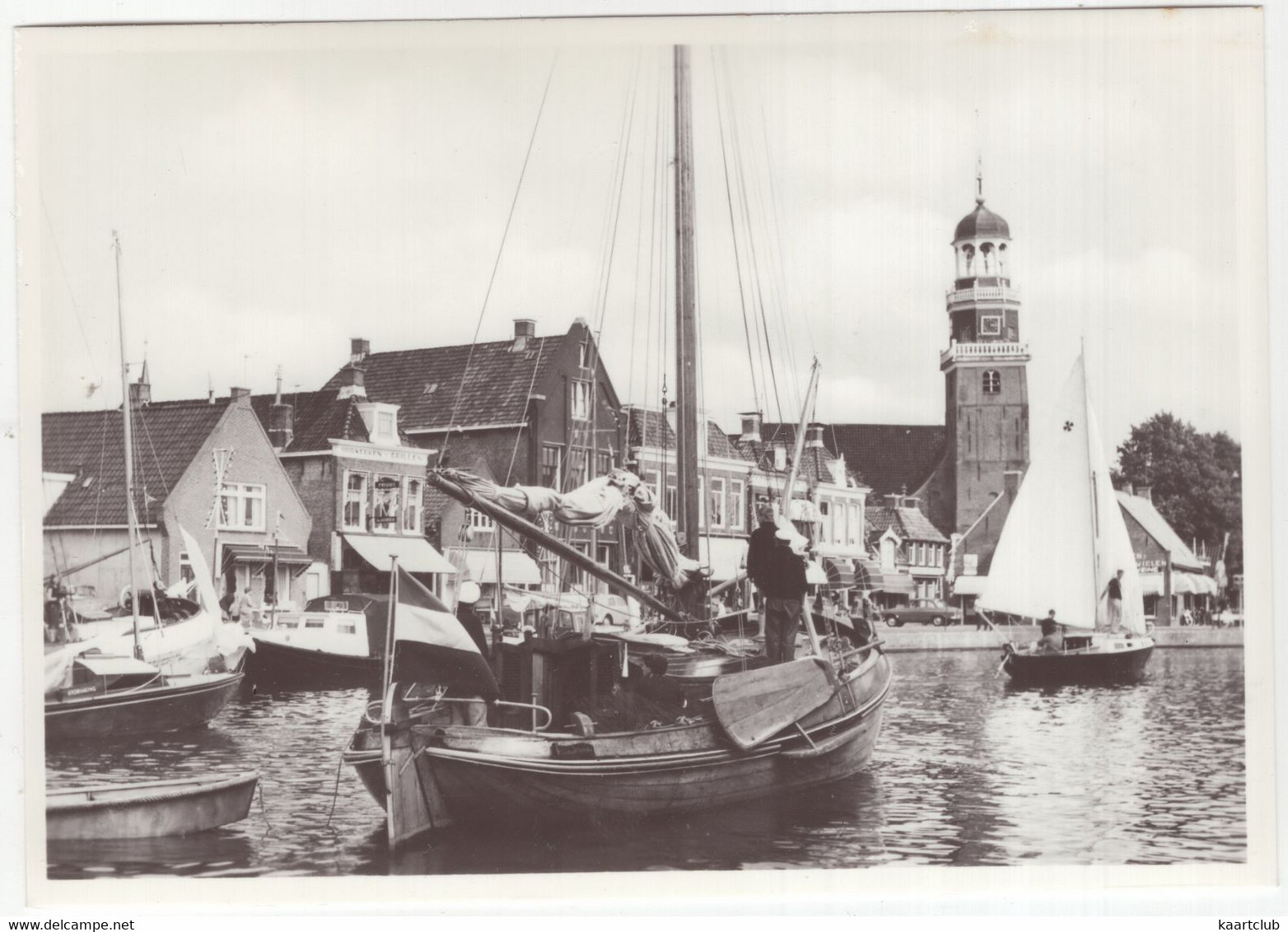 Lemmer, Dok - (Friesland, Nederland) - Skutsje/Tjalk/Zeilboot - Lemmer