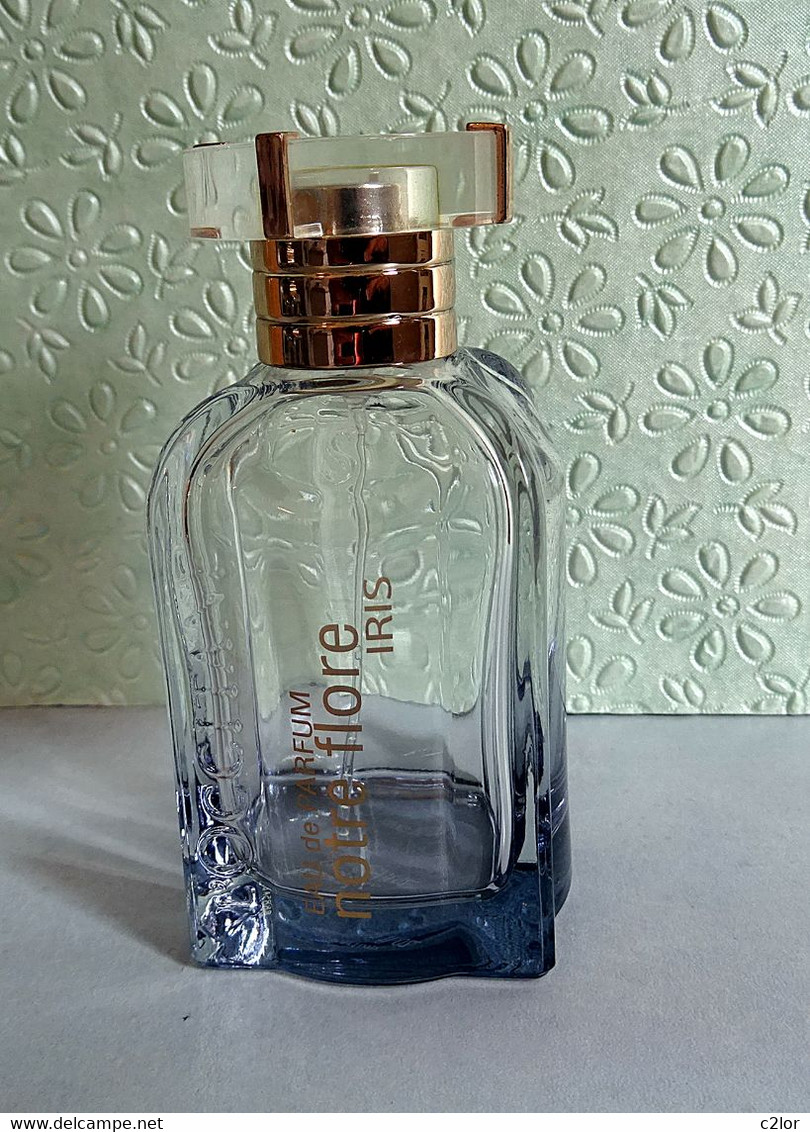 Flacon Spray   "NOTRE FLORE Iris "  De L'OCCITANE  VIDE/EMPTY   Eau De Parfum 75 Ml - Flakons (leer)