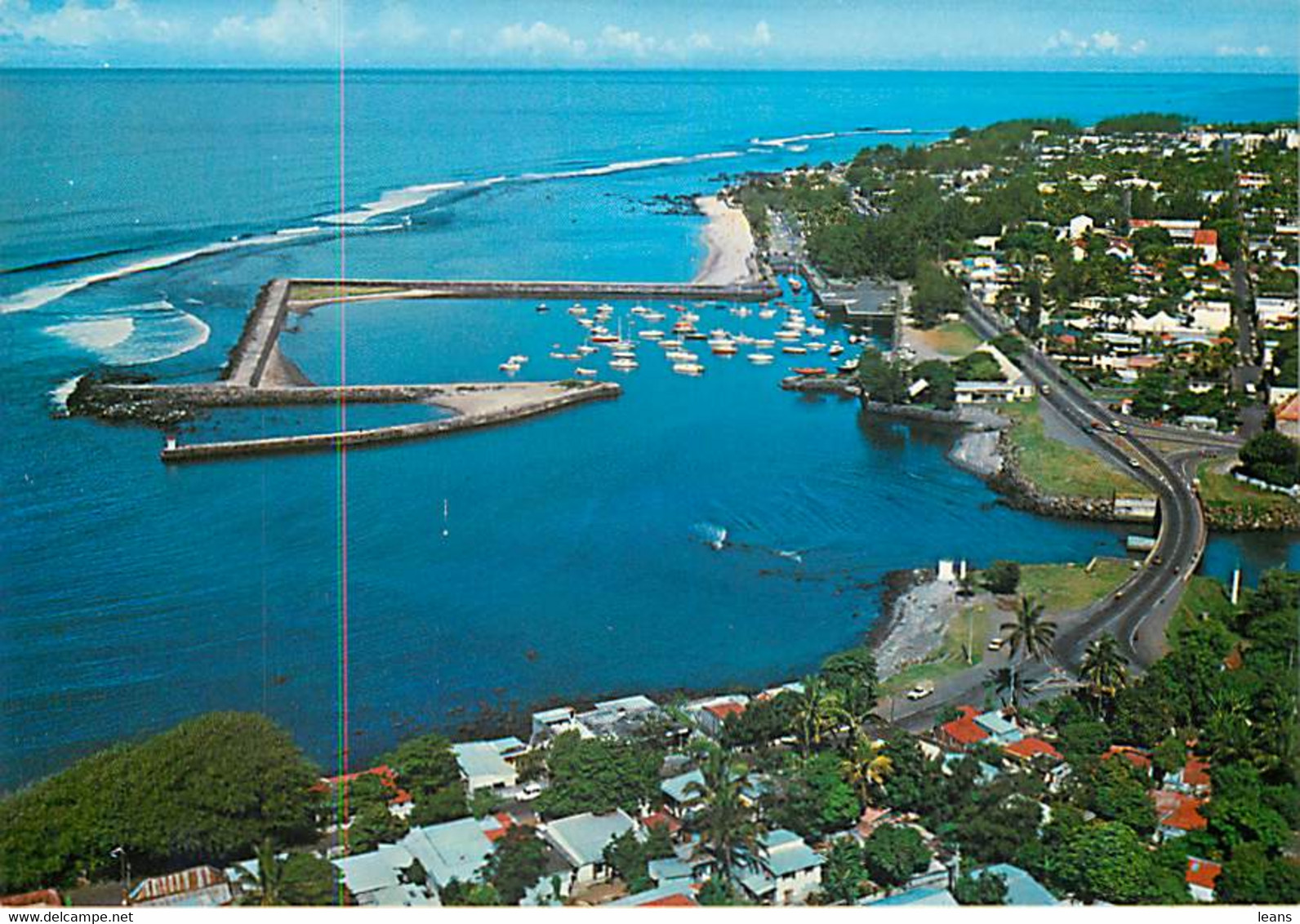 ILE DE LA REUNION -  SAINT PIERRE - PORT Vu D'avion - Saint Pierre