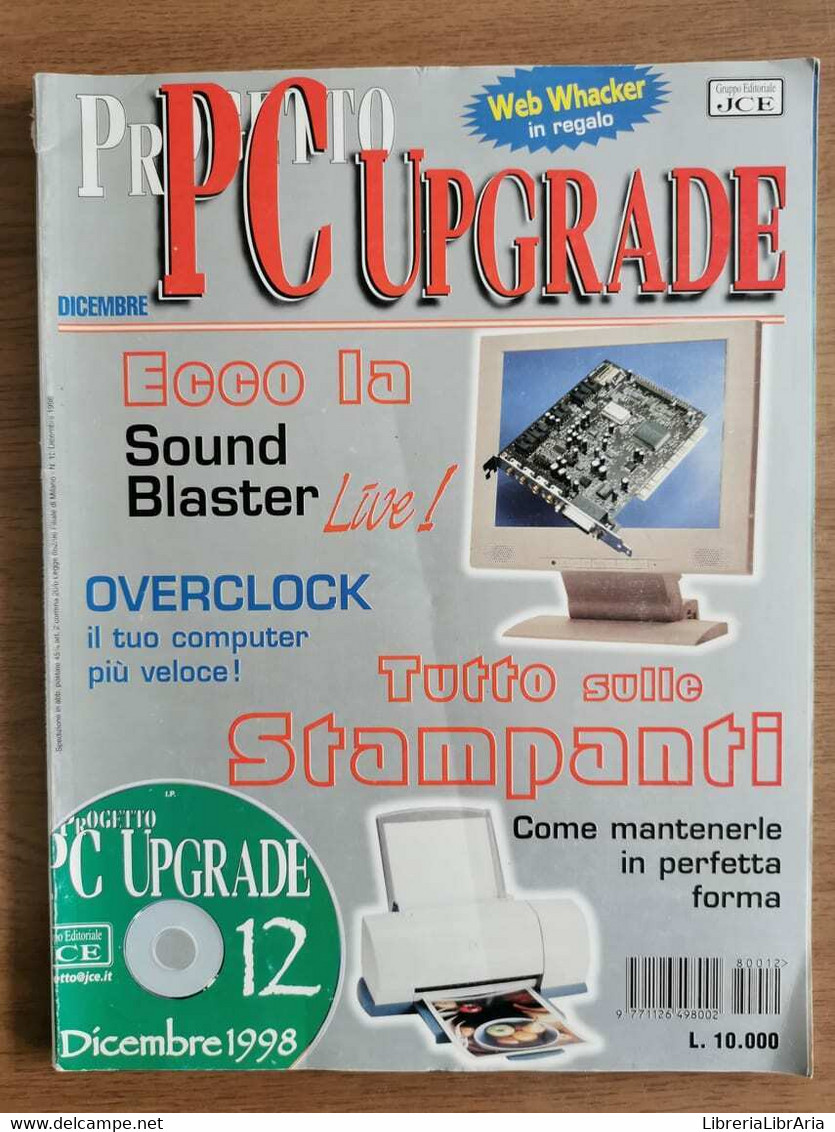 Progetto Pc Upgrade 4 Numeri - Gruppo Editoriale JCE - 1985 - AR - Informatica
