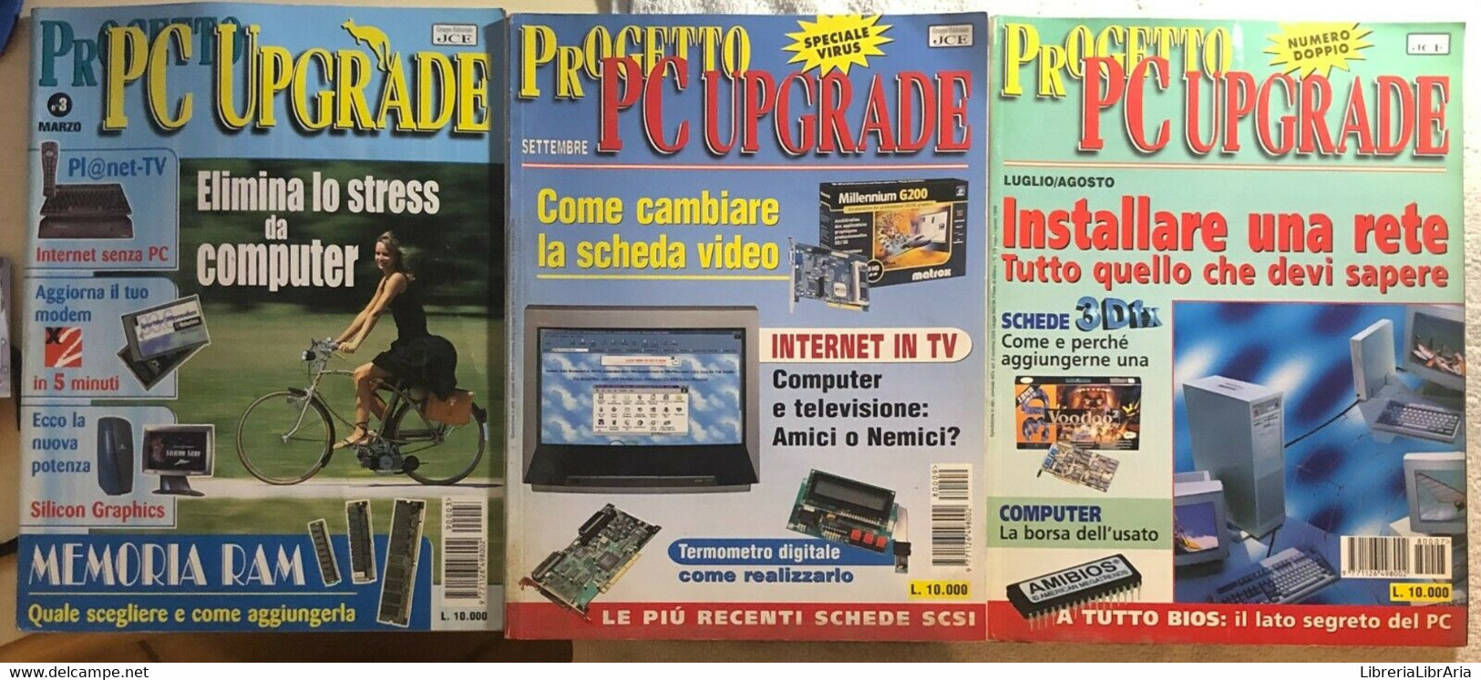 Progetto Pc Upgrade 4 Numeri - Gruppo Editoriale JCE - 1985 - AR - Computer Sciences