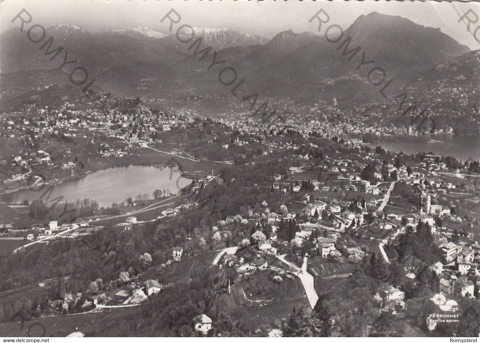 CARTOLINA  MONTAGNOLA,COLLINA D"ORO,LUGANO,TESSIN,SVIZZERA,IN AEROPLANO SOPRA....MONTAGNOLA,VIAGGIATA 1966 - Montagnola