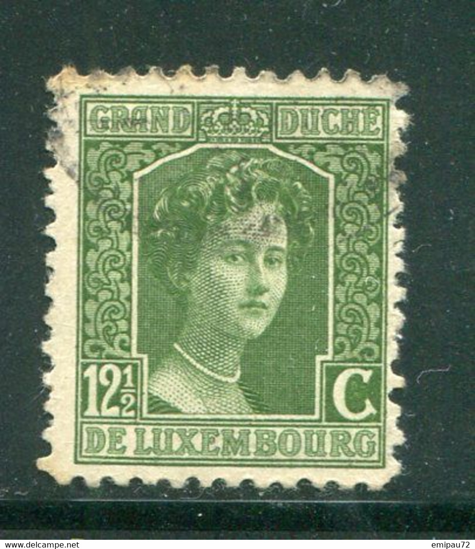 LUXEMBOURG- Y&T N°96- Oblitéré - 1914-24 Marie-Adélaïde