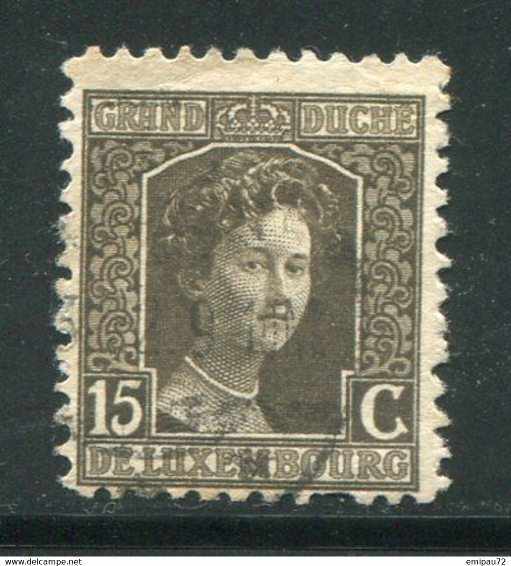 LUXEMBOURG- Y&T N°97- Oblitéré - 1914-24 Marie-Adelaide