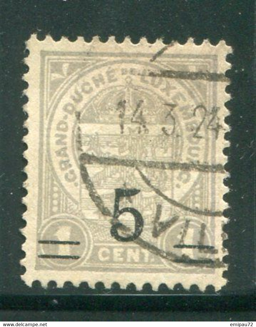 LUXEMBOURG- Y&T N°111A- Oblitéré - 1907-24 Abzeichen