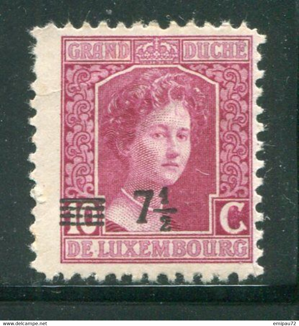 LUXEMBOURG- Y&T N°113A- Neuf Avec Charnière * - 1914-24 Marie-Adelaide