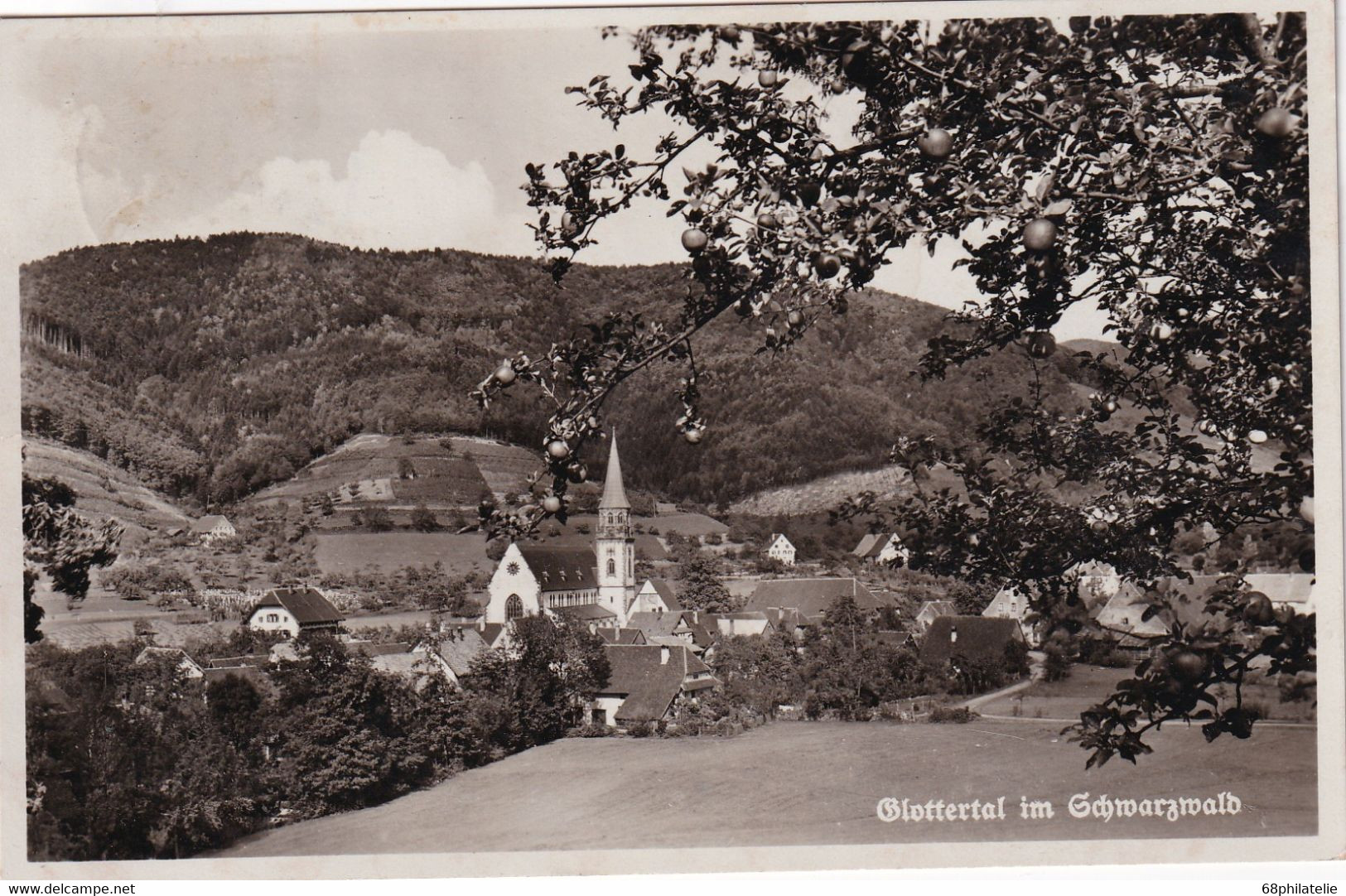 ALLEMAGNE  1935 CARTE POSTALE DE GLOTTERTAL - Glottertal