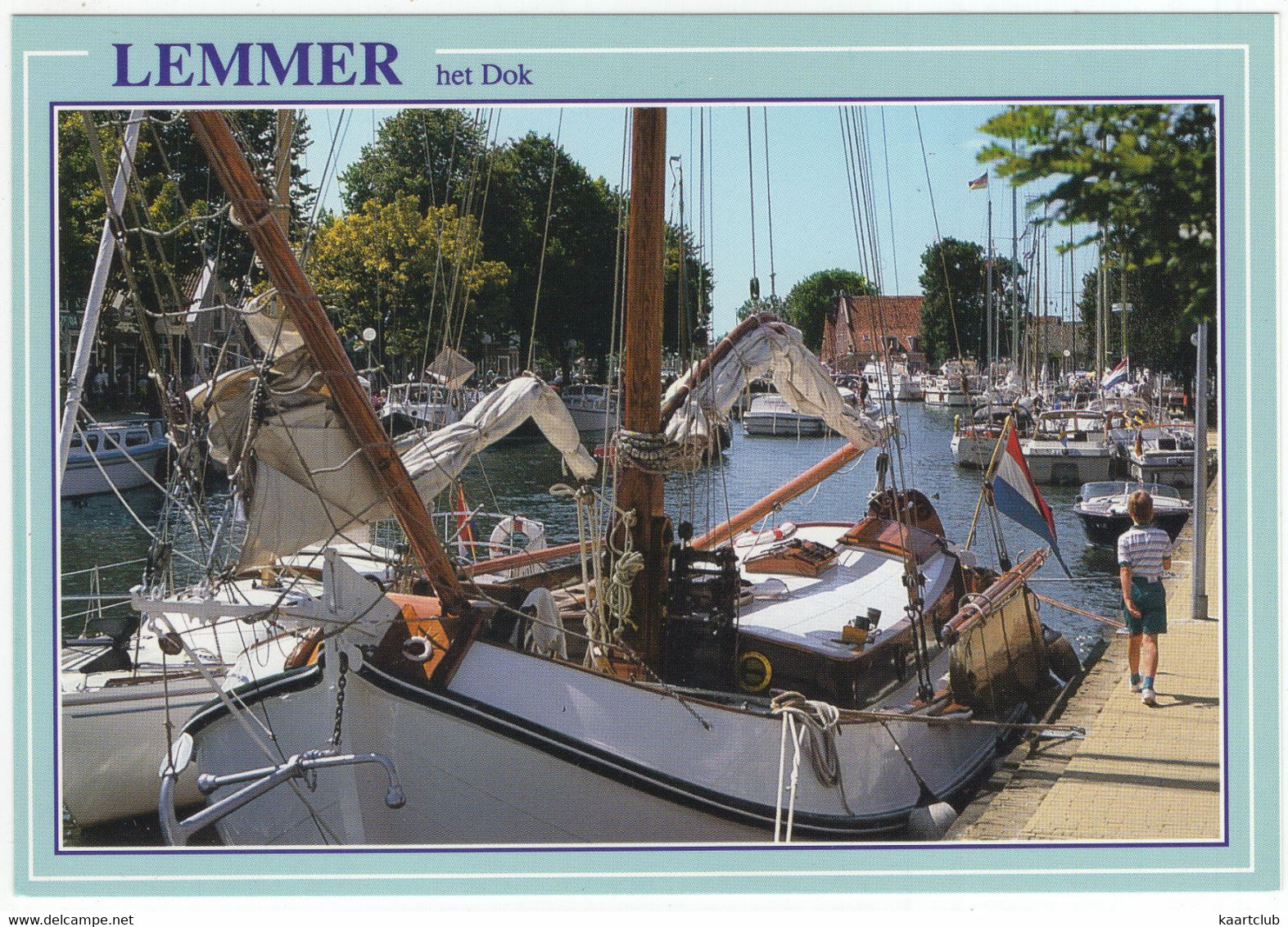 Lemmer - Het Dok - (Friesland, Nederland) - Tjalk/Skutsje, Jachten - Lemmer