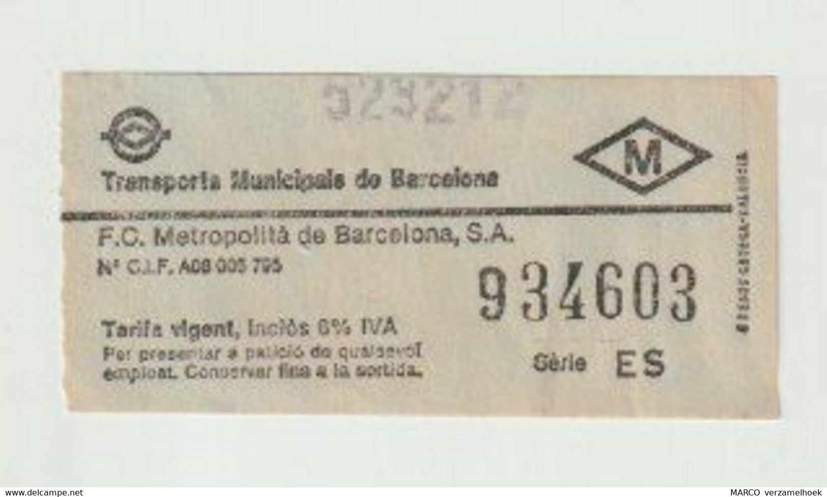 F.C. Metropolità De Barcelona España (E) - Europa