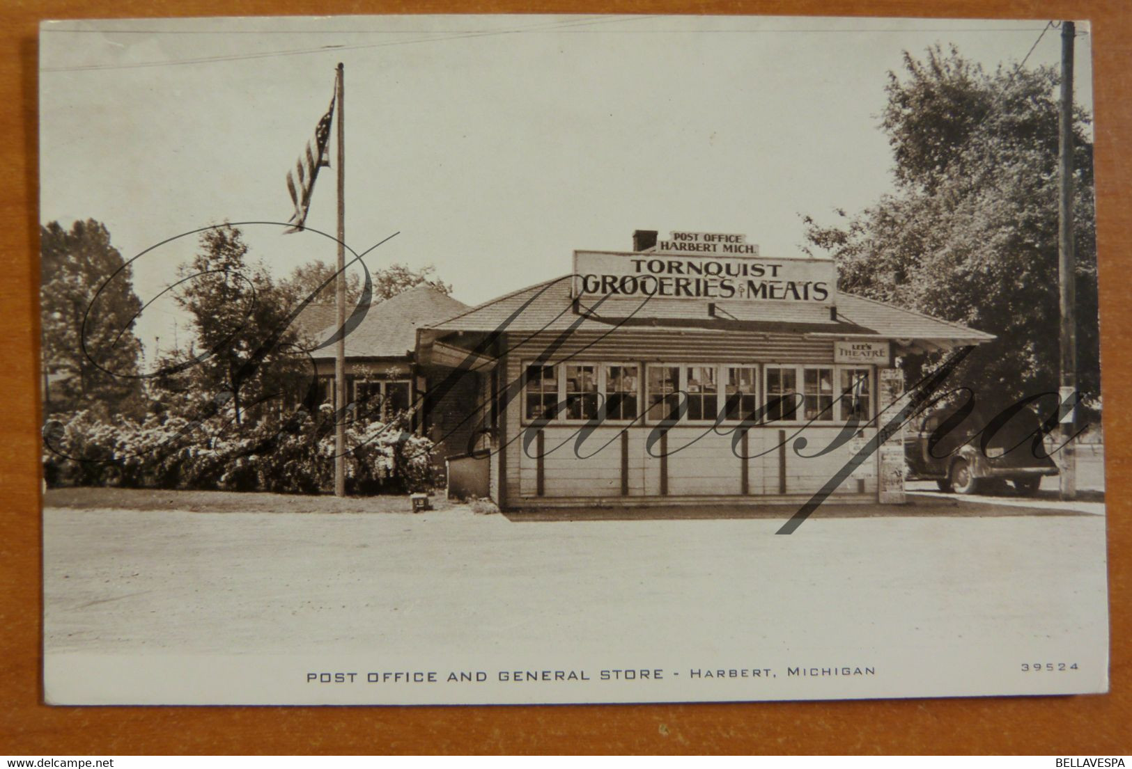 Harbert Michigan Post Office And General Store.  Tornquist Groceries & Meats. N°39524.Berrien County - Andere & Zonder Classificatie