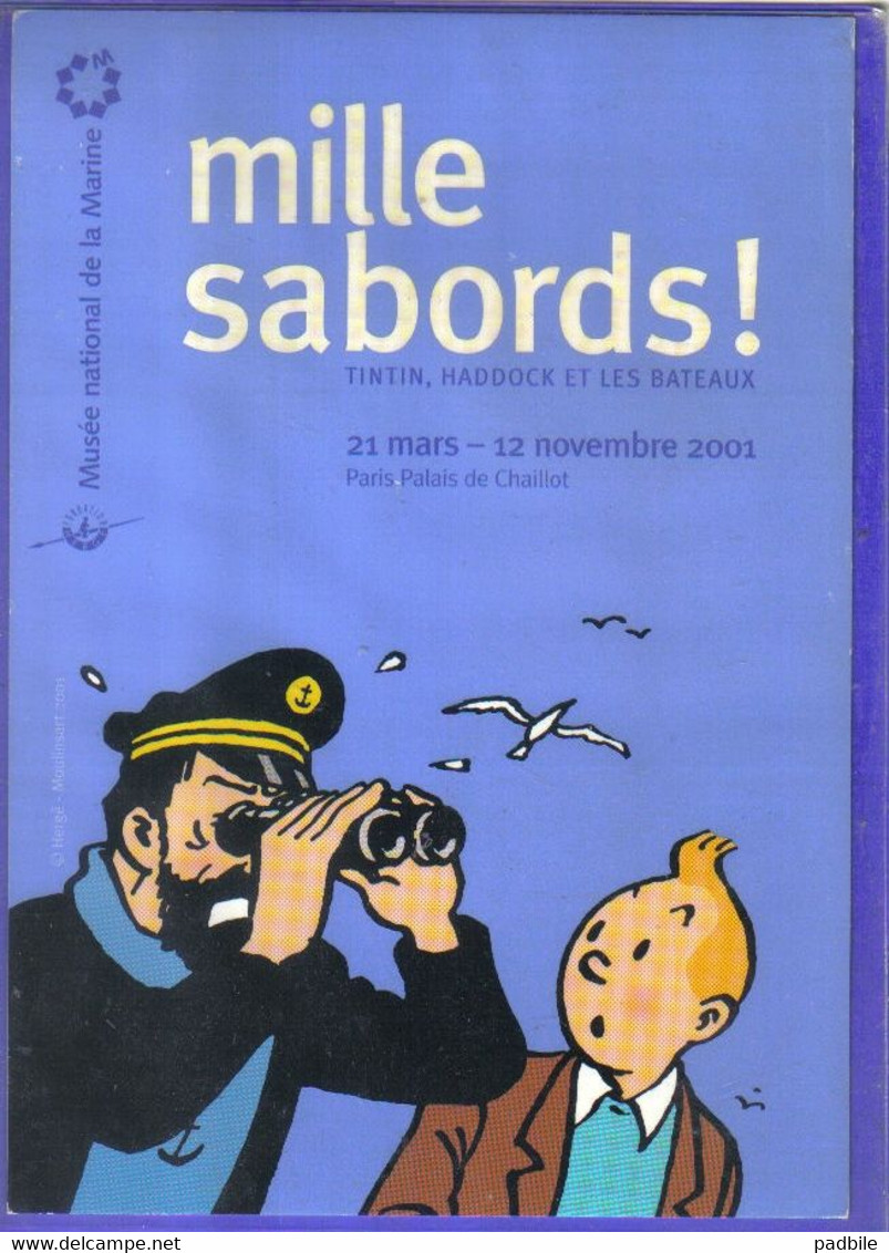 Carte Postale  Tintin Par Hergé   Très Beau Plan - Hergé