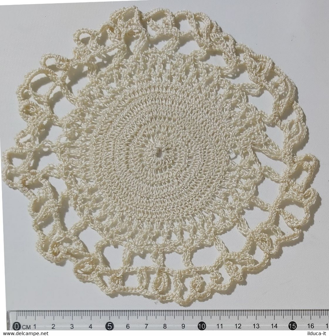 36450 Centrino D'epoca Lavorato All'uncinetto (CROCHET) - Vintage - Tablemates