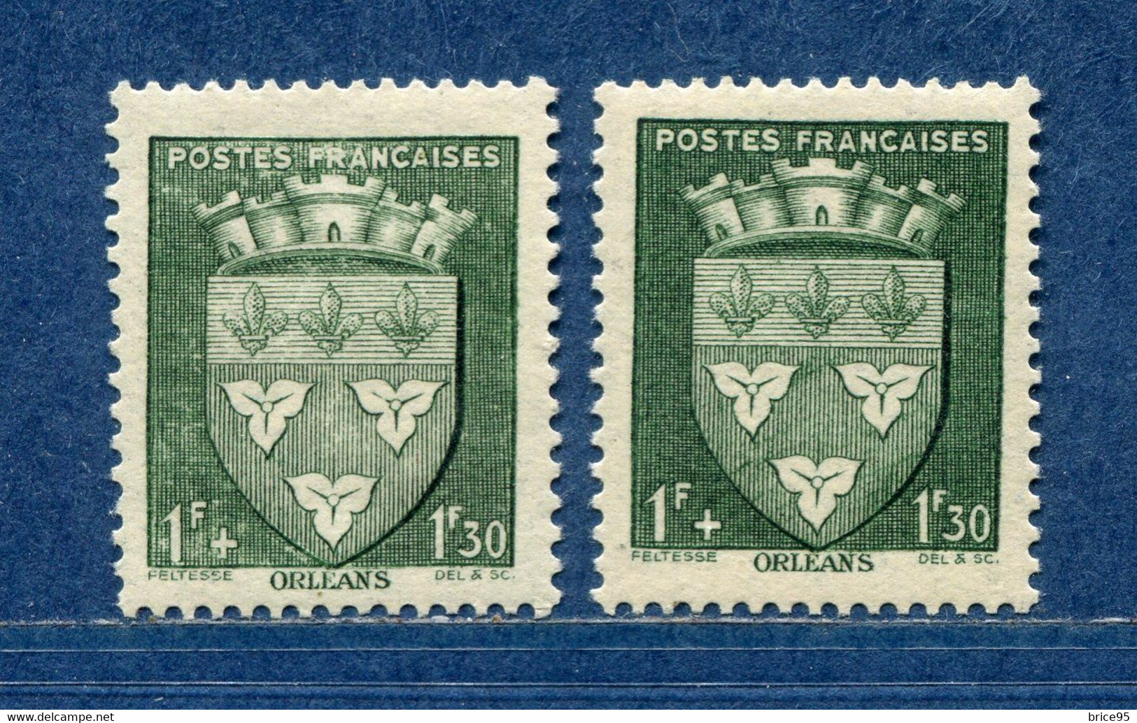 ⭐ France - Variété - YT N° 556 - Couleurs - Pétouilles - Neuf Sans Charnière - 1942 ⭐ - Unused Stamps