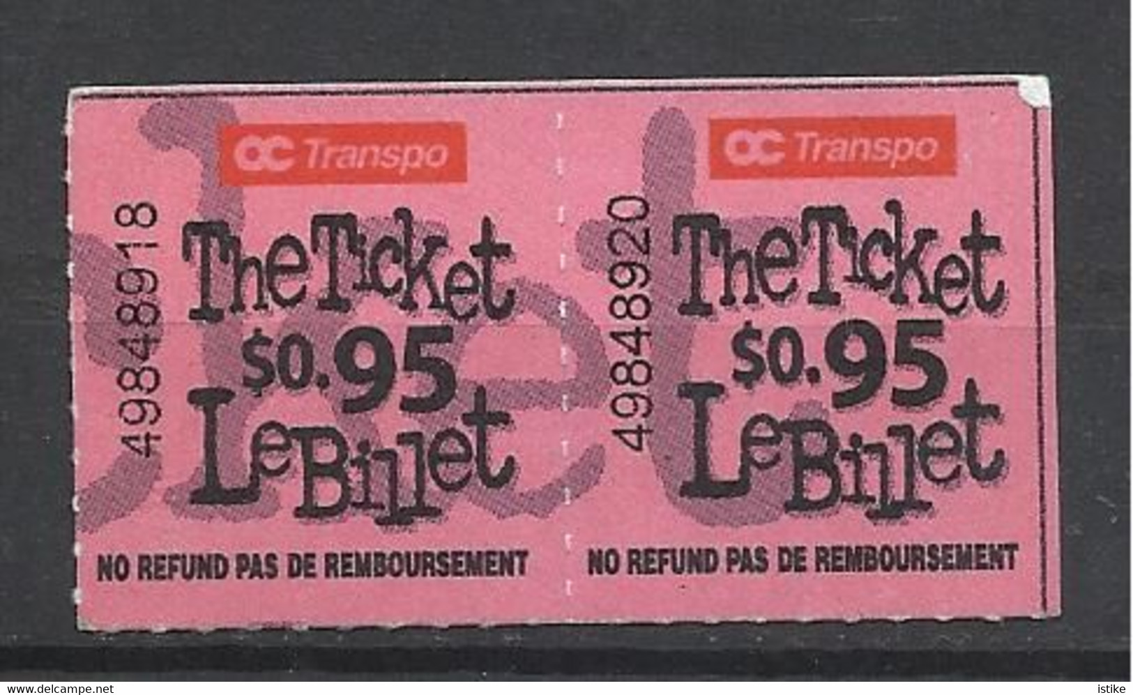 Canada, Ottawa, Bus Ticket, 2006. - Wereld