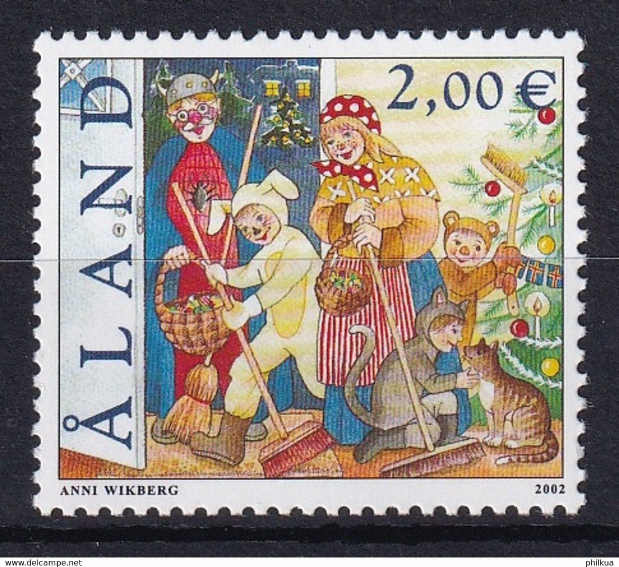 MiNr. 201 Finnland Alandinseln2002, 2. Jan. Ende Der Weihnachtszeit Postfrisch/**/MNH - Aland