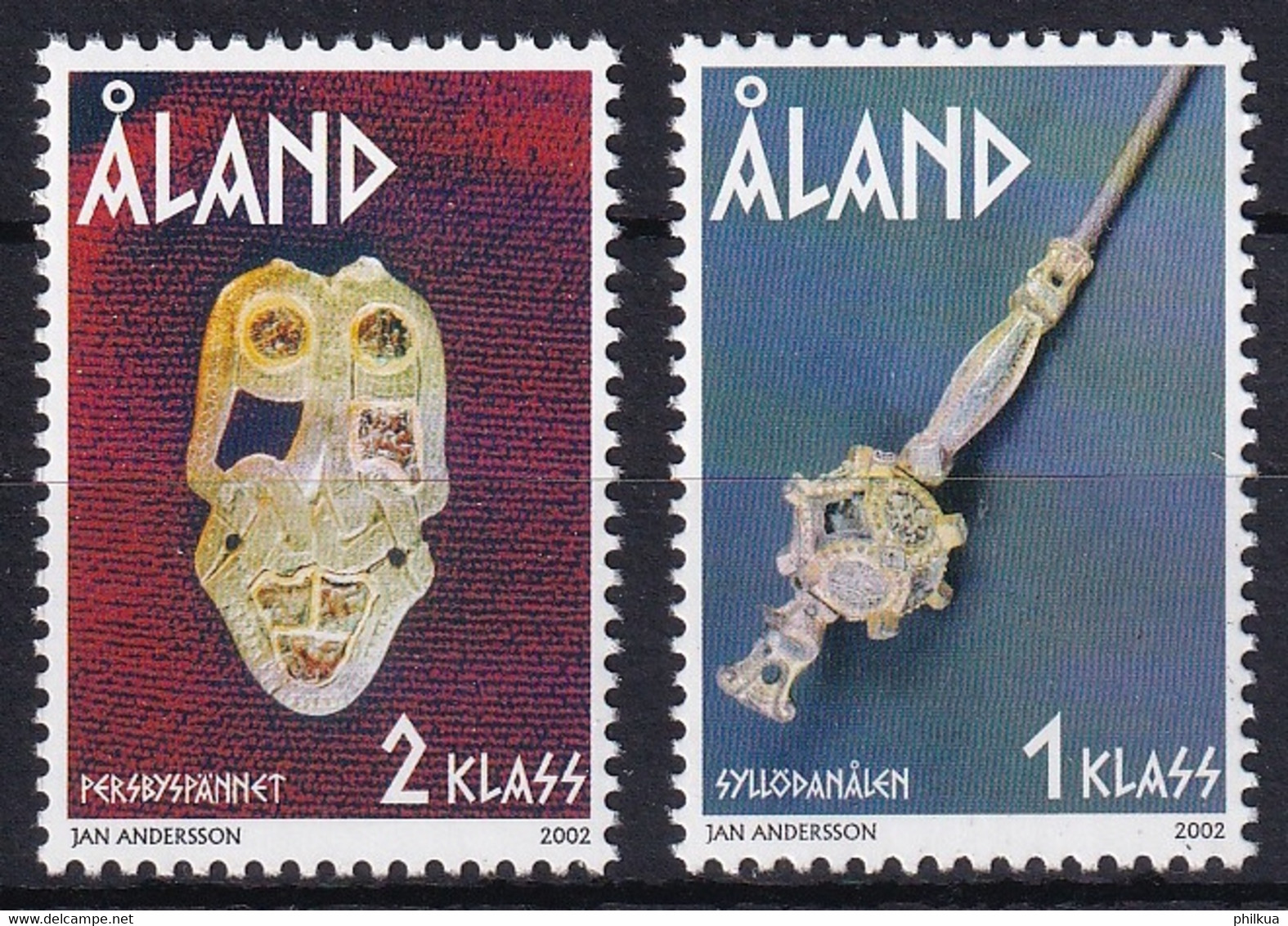 MiNr. 210 - 211  Finnland Alandinseln2002, 2. Sept. Funde Aus Der Eisenzeit Postfrisch/**/MNH - Aland