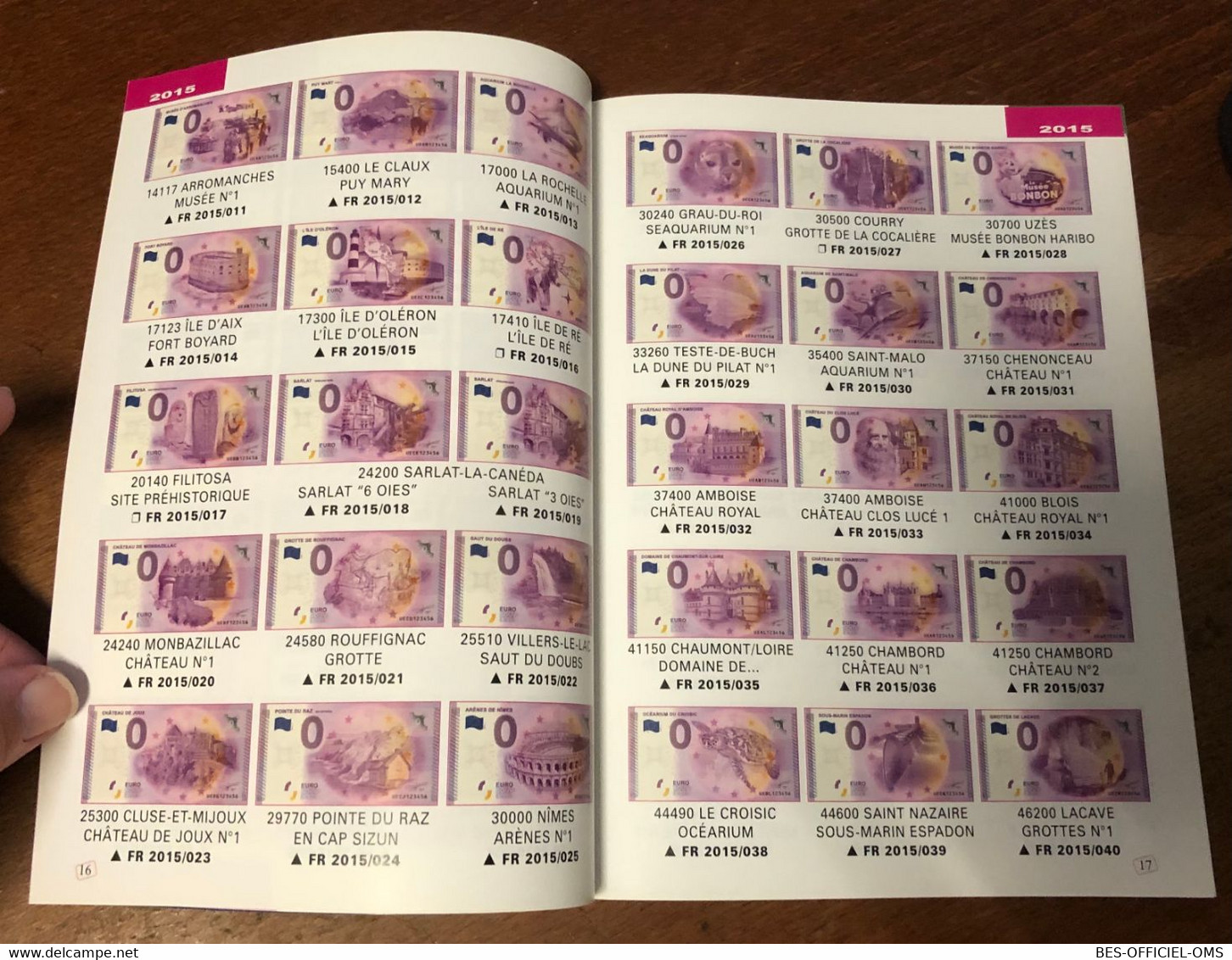 CATALOGUE L'ÉSSENTIEL DES BILLETS EURO SOUVENIR DE 2015 À 2017 PAPER MONEY 0 EURO SCHEIN BANKNOTE - Fictifs & Spécimens