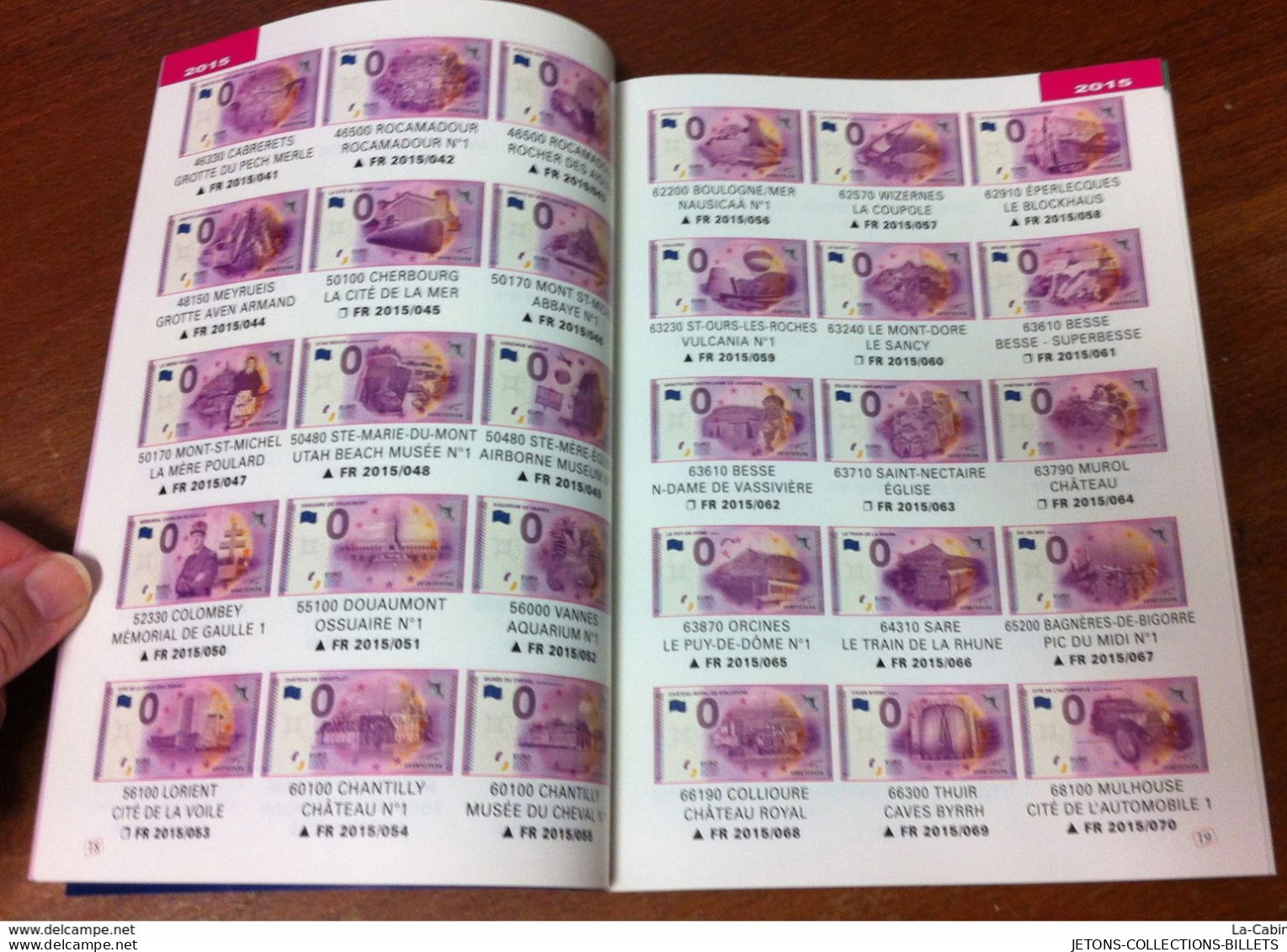 CATALOGUE L'ÉSSENTIEL DES BILLETS EURO SOUVENIR DE 2015 À 2017 PAPER MONEY 0 EURO SCHEIN BANKNOTE