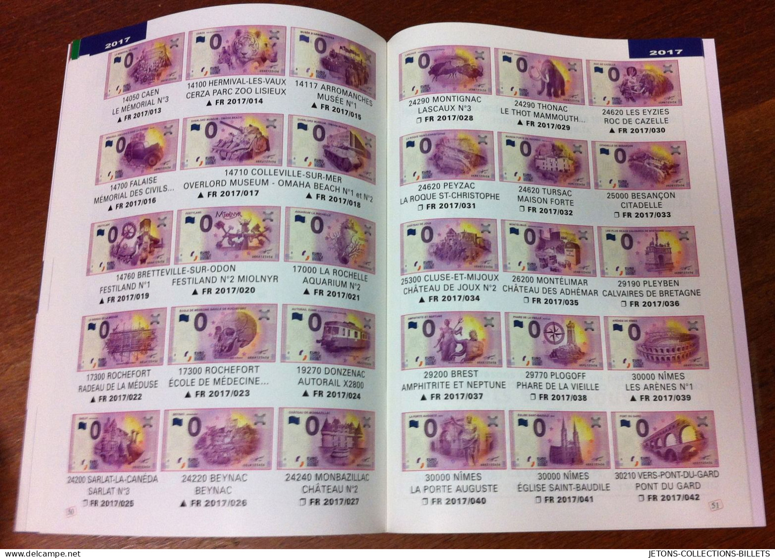 CATALOGUE L'ÉSSENTIEL DES BILLETS EURO SOUVENIR DE 2015 À 2017 PAPER MONEY 0 EURO SCHEIN BANKNOTE